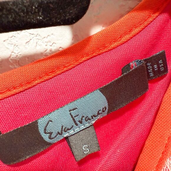 Anthropologie Eva Franco Loretta Sequined Tee Women’s Small Colorful Dopamine - Picture 6 of 11